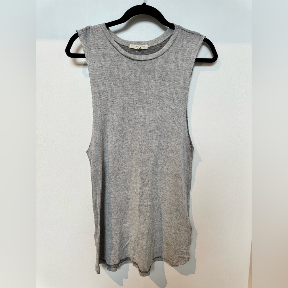 Truly Madly Deeply Heather Gray Muscle Tee